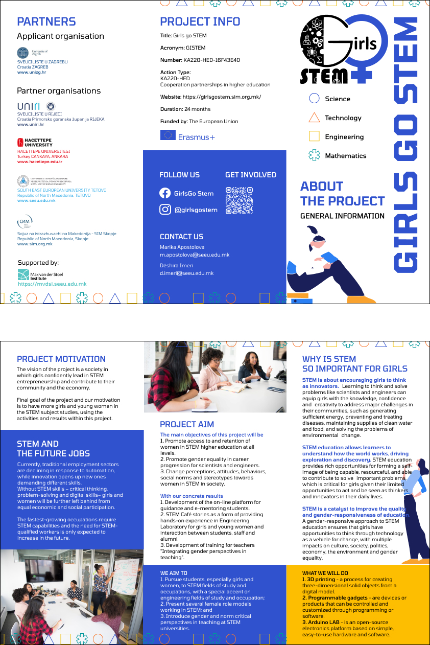 Girl Ror Project Flyer - Girls go STEM