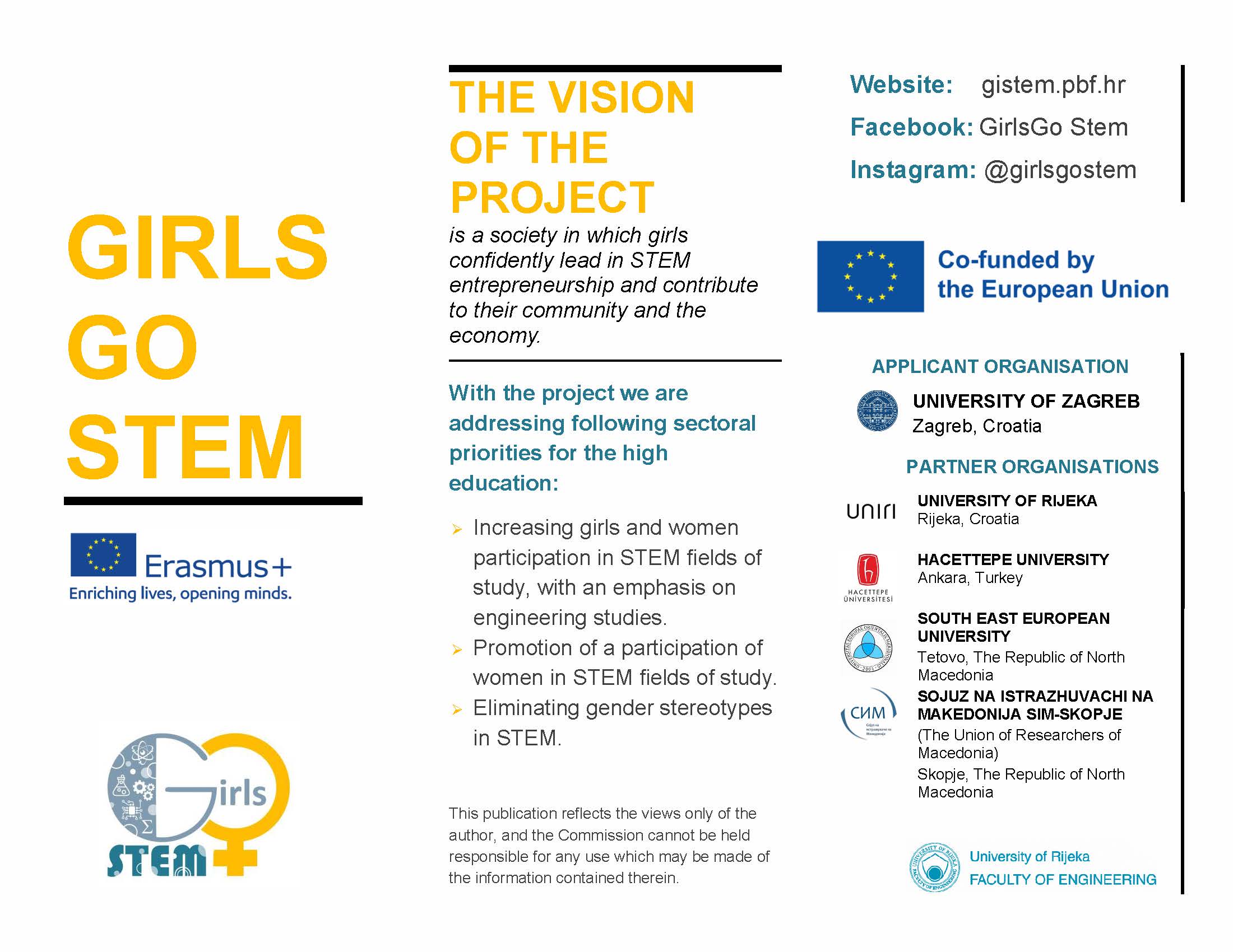 - Girls go STEM